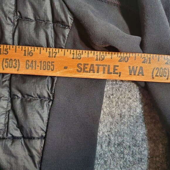 Nike TECH FLEECE AEROLOFT 800 BOMBER GRIMM GALA Jacket Black Womens sz Medium #2 - Picture 14 of 16